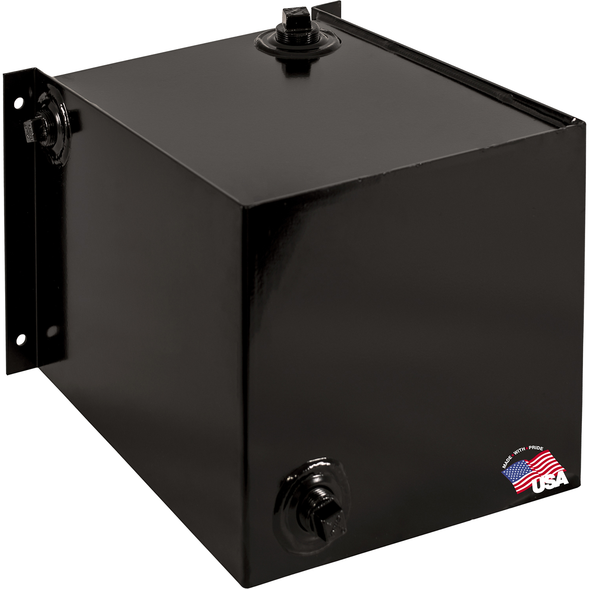 Buyers Products, Reservoir,Hyd 7 Gal Steel, Capacity 7 Gal, Suction Port Size 1-1/4 in, Return Port Size Multiple in, Model# SMR7S